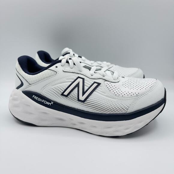 New Balance Fresh Foam X 840F White Team Navy Walking Sneakers Men’s 7.5 Wide main image 5